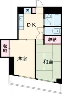 クレセントマンション富士見台【2階】の間取り
