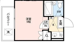 メゾーネ平和台B棟【2階】の間取り