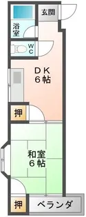 グリーンマンション【2階】の間取り