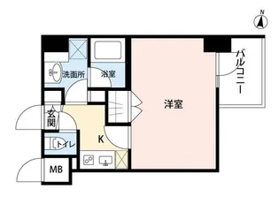 アビタ住吉【5階】の間取り