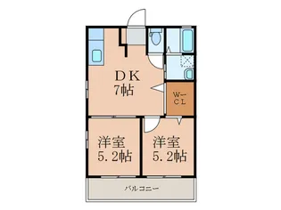アザレア・コート【2階】の間取り