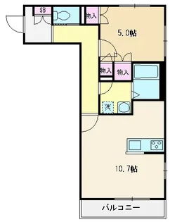 メゾンやまたつ【3階】の間取り