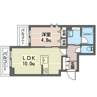 ラルゴ西荻【2階】の間取り
