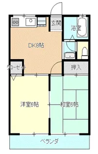 シティハイムアカツキ【2階】の間取り