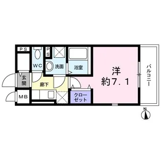 イル・グリシーヌ目黒【3階】の間取り