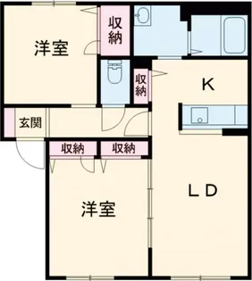 シャーメゾンロージーA【1階】の間取り