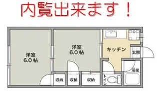 パークサイドハウス【2階】の間取り