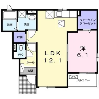 ウェスタ【1階】の間取り
