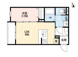 robot home 蕨V(ロボットホームワラビファイブ)【3階】の間取り