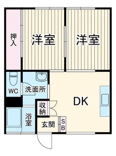 吉川ビル【4階】の間取り