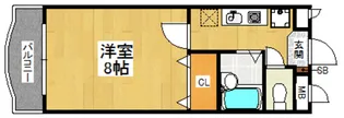 リバティ参番館【8階】の間取り
