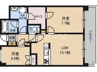 クレイン諸口【2階】の間取り