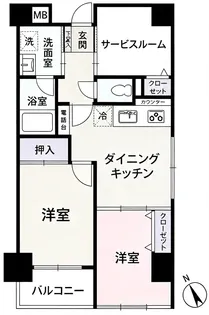 ラコスタVIII川崎【3階】の間取り