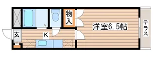 ビューファイン台原【1階】の間取り