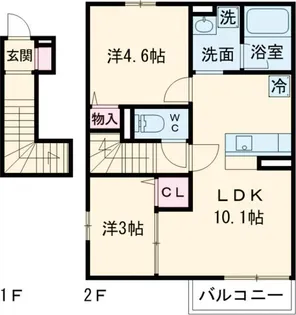 セレスティア上石神井 B棟の間取り