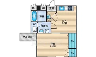 新大阪和光マンション【5階】の間取り