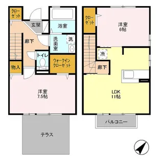 プラムコートの間取り