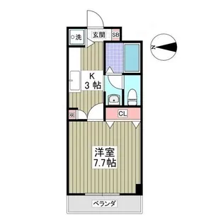 KURADO片柳【2階】の間取り