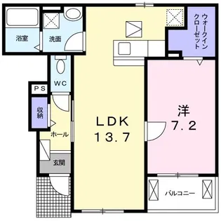 デスパシオ【1階】の間取り