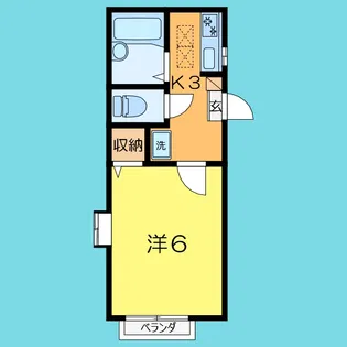 プランドール弐番館【1階】の間取り