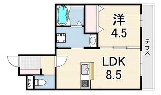 ベルメゾンMH【1階】の間取り