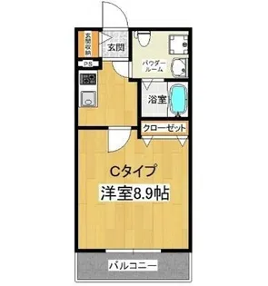 アリエス【2階】の間取り