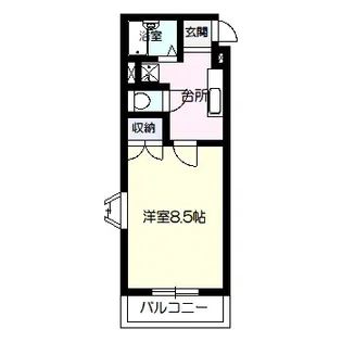 カリオン【1階】の間取り