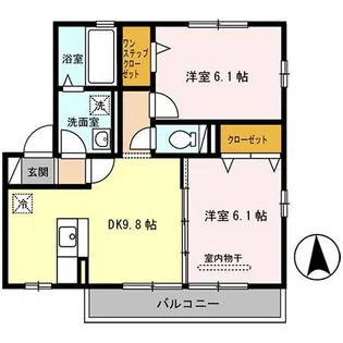 ソフィアKUZUHAII【1階】の間取り