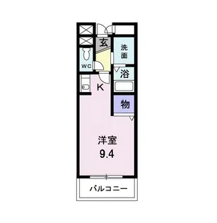 リヴィエール万平【3階】の間取り