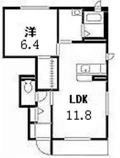 松並木B【1階】の間取り