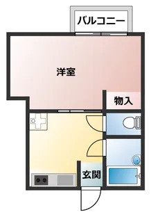 ロゼッタ別宮【2階】の間取り
