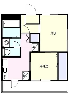サンハイツ橋本【3階】の間取り