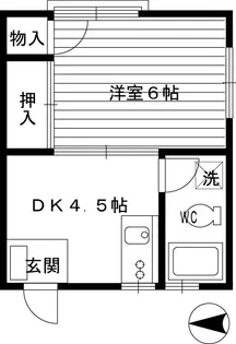 金子ビル【3階】の間取り