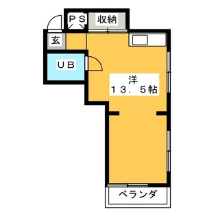 キャッスルミニ杉浦【3階】の間取り