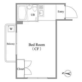 スカイコート小金井【4階】の間取り