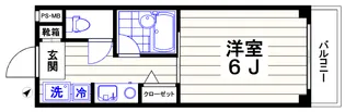 シャト-尾山台【1階】の間取り