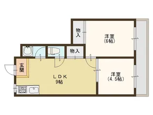 大阪府大阪市西成区南津守7【マンション】の間取り