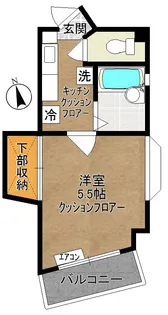 A.Nルーム【3階】の間取り