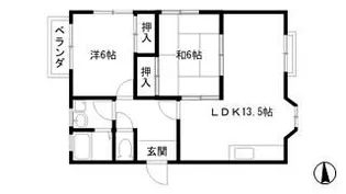 ハウス新町【2階】の間取り