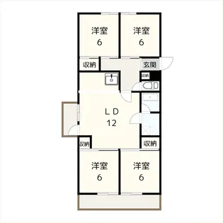 クリーンパレス【5階】の間取り