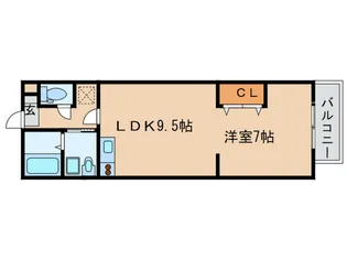 グリフィンド-ル【2階】の間取り