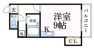 レジデンス西庄【2階】の間取り