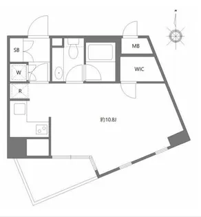 エムジー目黒駅前【7階】の間取り