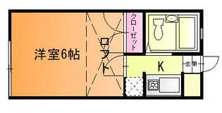 ロジュマン木崎【1階】の間取り