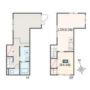 MELDIA茅ヶ崎の間取り