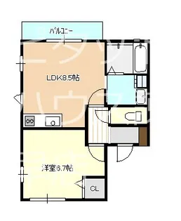 TOWN COURT【2階】の間取り