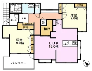 リンデンハイムII(リンデンハイムツヴァイ)【2階】の間取り
