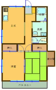コーポアワーズ【2階】の間取り
