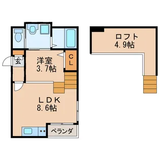 LOTUS【1階】の間取り