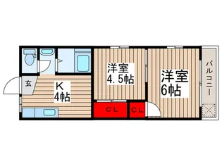 コ-ポ寿【2階】の間取り